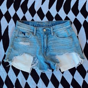 Denim shorts
